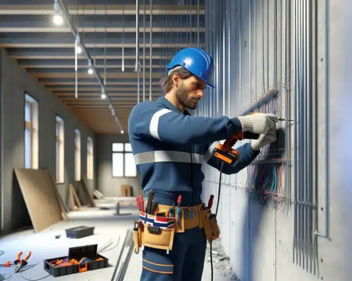 Elektrikers arbeid: hva gjør en elektriker egentlig i hjem, næringsbygg og industri? – illustrasjon