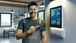 Smarte løsninger for energisparing med elektrikerens tips – slik kutter du strømregningen – illustrasjon