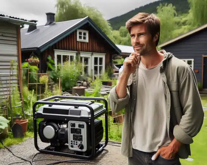 Hvordan velge riktig generator til hjemmet ditt: komplett guide til effekt, drivstoff og støy – illustrasjon