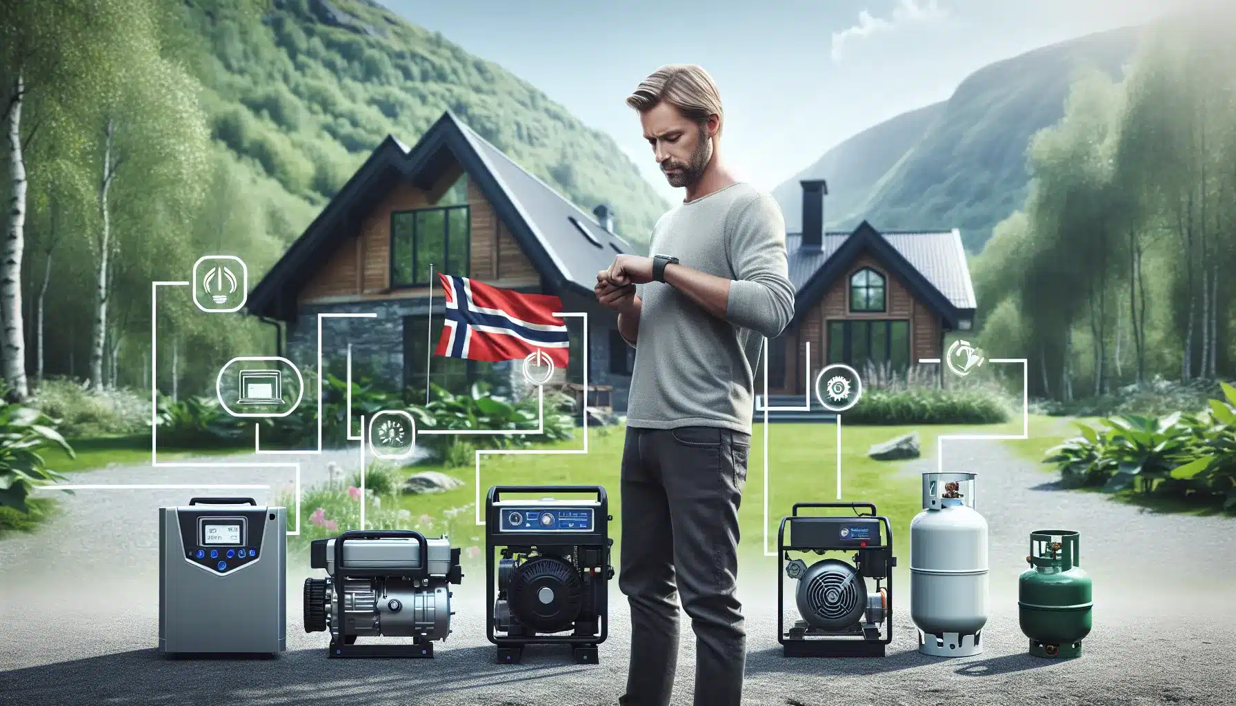 Hvordan velge riktig generator til hjemmet ditt: komplett guide til effekt, drivstoff og st&oslash;y &ndash; illustrasjon 2