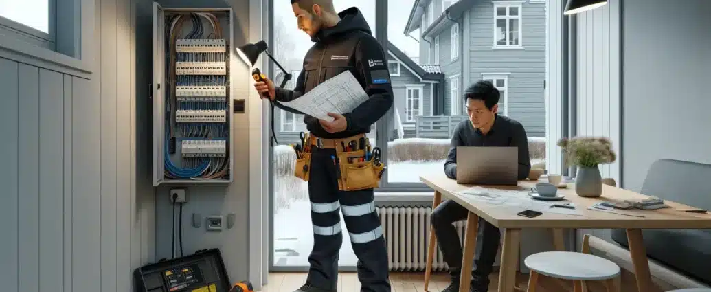 Hva er forskjellen på en elektriker og en el-installatør? – illustrasjon