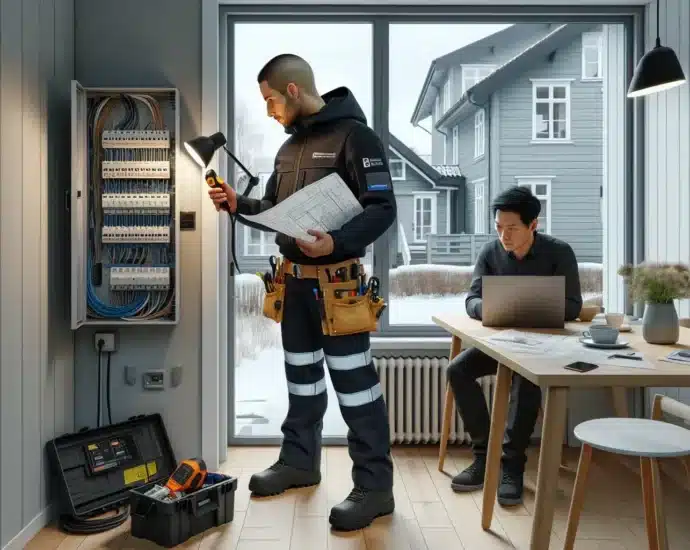 Hva er forskjellen på en elektriker og en el-installatør? – illustrasjon